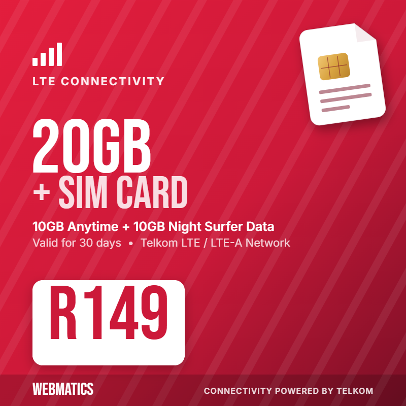 webmatics telkom 20gb sim webmatics telkom 20gb sim