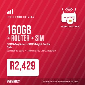 webmatics telkom router 160gb v2